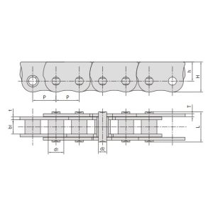 lanț anti-curbură pentru ferestre glisante