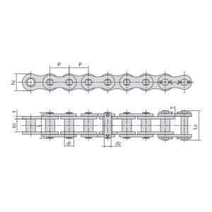 tabel tehnic pentru lanțul de bucșe