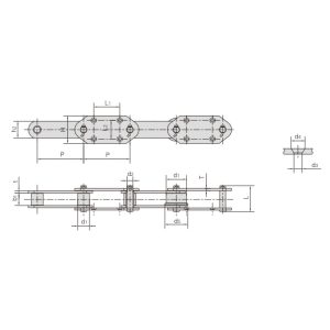 lanț de transport pentru elevator