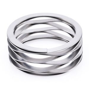 arc ondulat cu mai multe rotații cu capete de șaibă