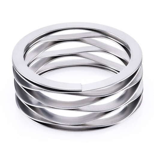 arc ondulat cu mai multe rotații cu capete de șaibă