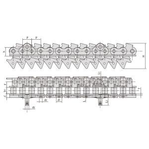lanț de linie pentru camera de uscare a fierului de tipar