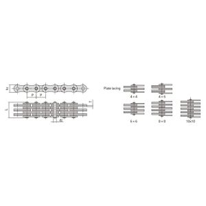 Sky Stacker lanț de frunze cu plăci