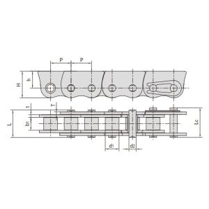 lanțuri din oțel inoxidabil pentru împingerea ferestrei