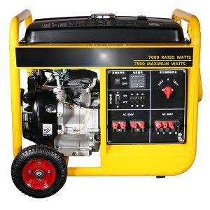generator de benzină cu tensiune dublă și putere egală
