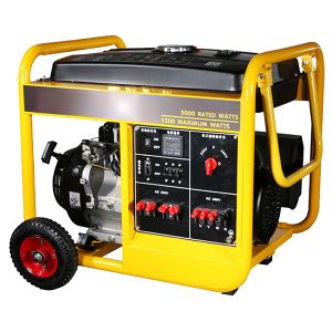 generator pe benzină monofazat și trifazat cu dublă tensiune
