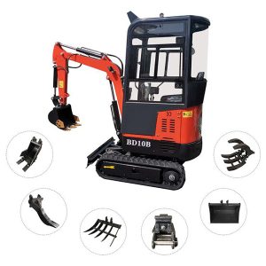 mini excavator pe benzină