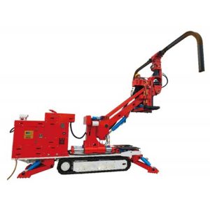 vehicul manipulator pentru susținerea arcului subteran